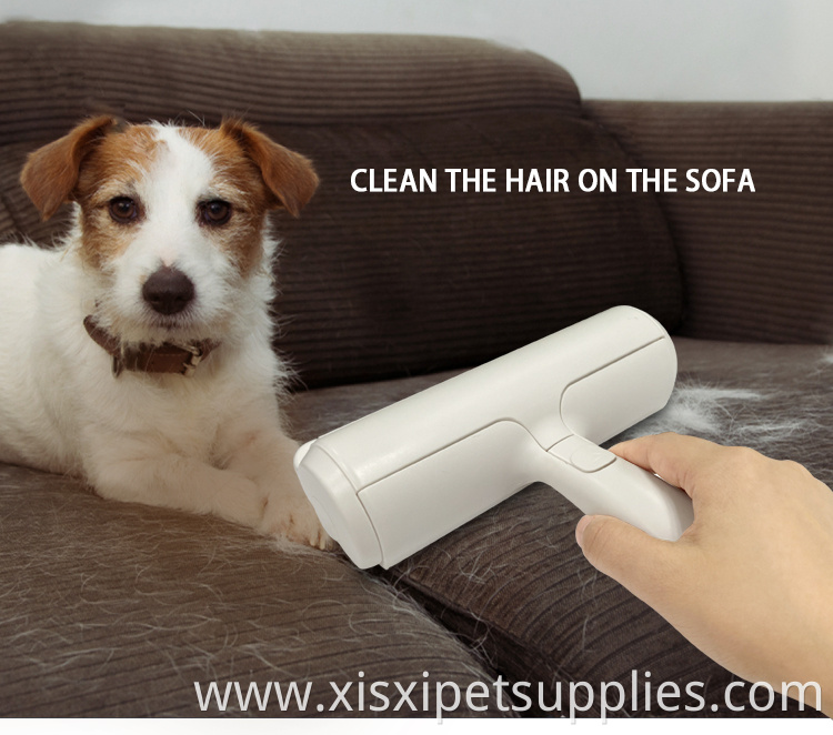 Factory Wholesale Self Cleaning Reusable 2-Way Pet Cat Dog Hair Remover Lint Roller